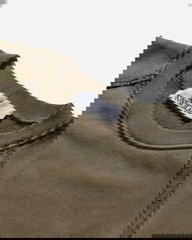 Pulover Stone Island Garment Dyed Oversized Fit Crewneck Sweatshirt Zelena | K2S15-6100022-S0A20 V0054, 3