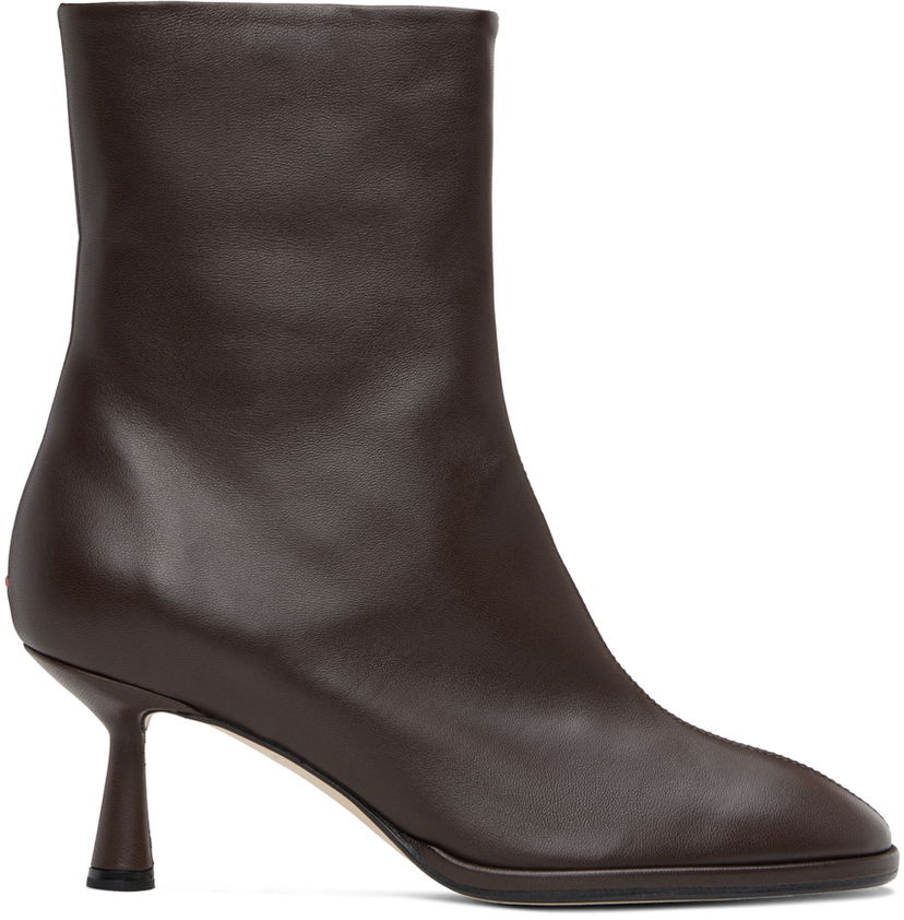 Oblačila Aeyde Aeyde Dorothy Ankle Boots Rjava | A11-AB-IRNR65ST99-FW24-953-007