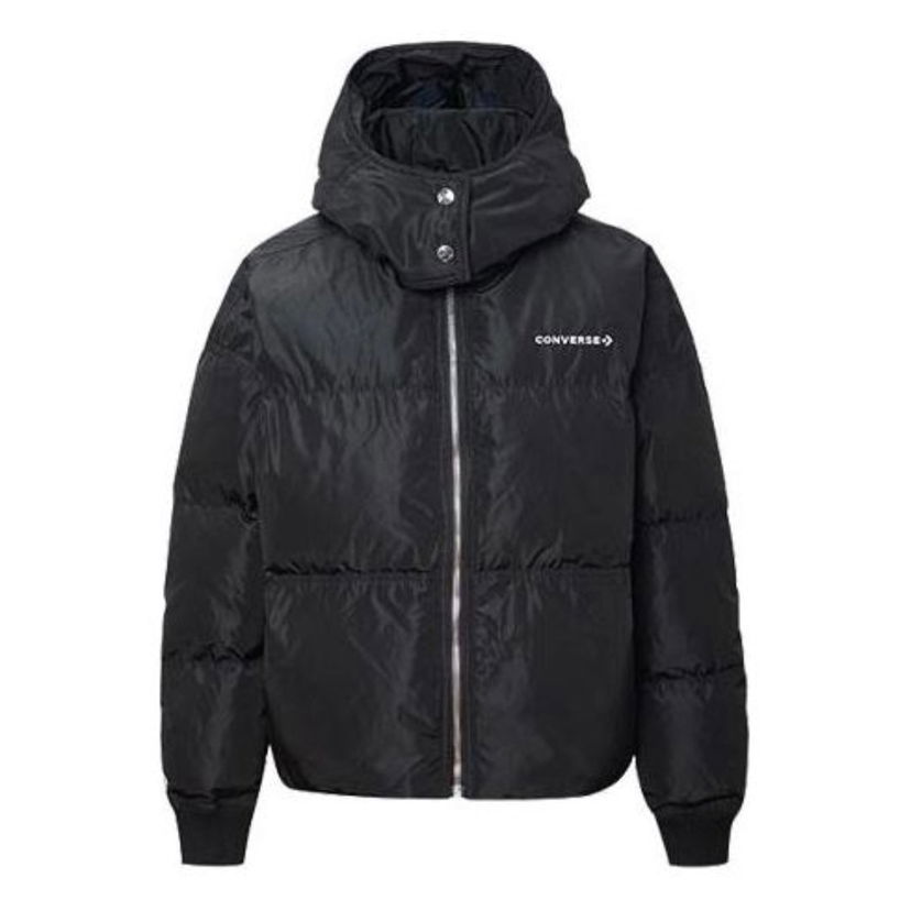Puhovka Converse Oversized Puffer Jacket Črna | 10019787-A01