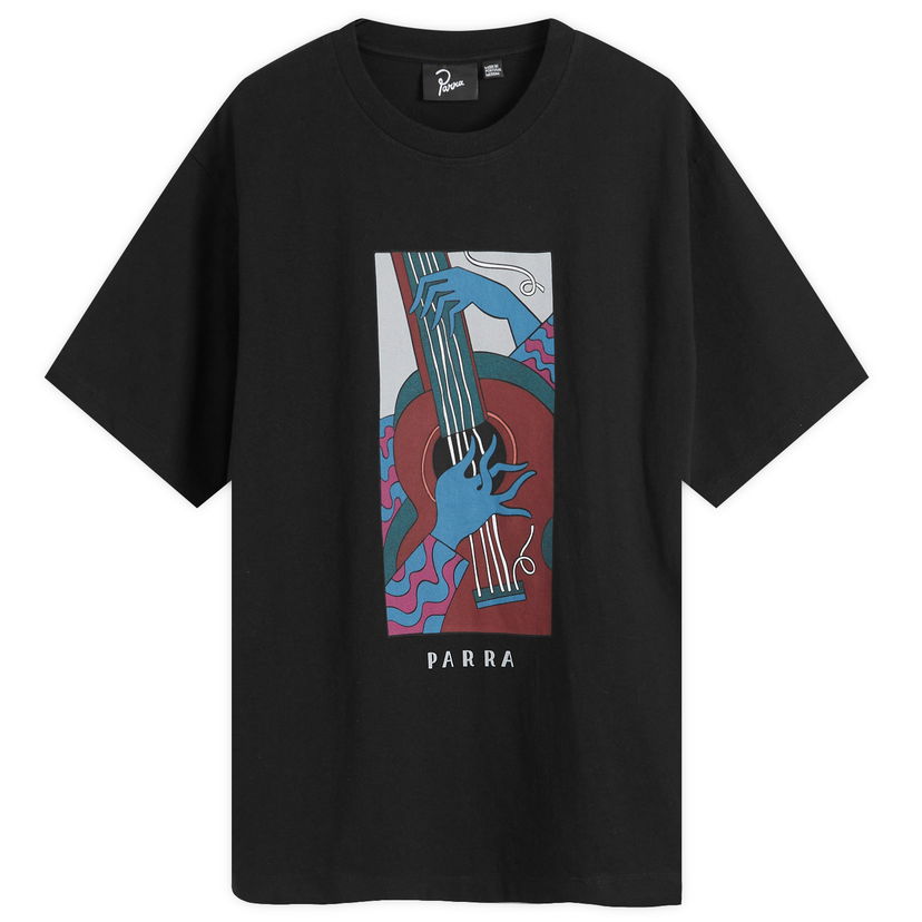 Majica By Parra Parra Strings T-Shirt Črna | 52305