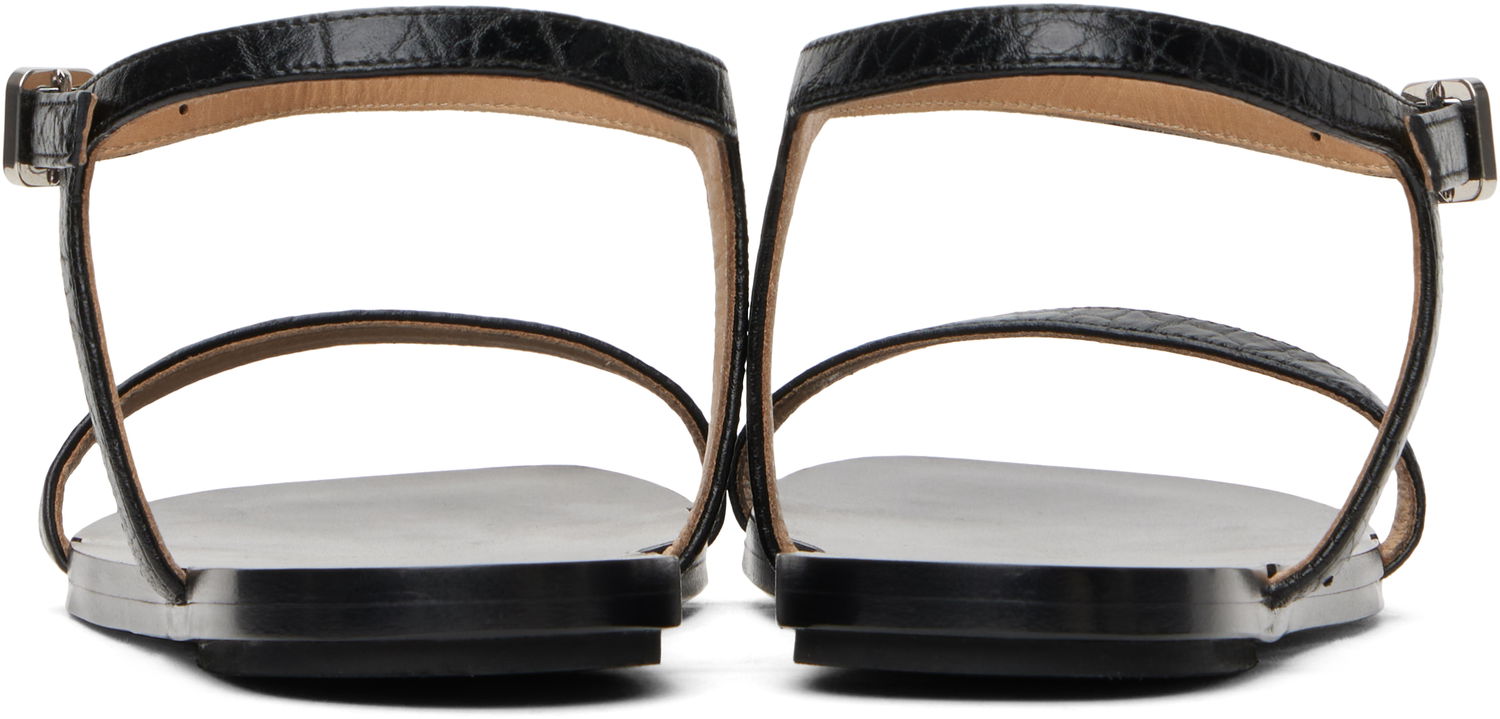Nega čevljev Marsèll Marsèll Sottile Leather Sandals Črna | MW8530 P021, 1