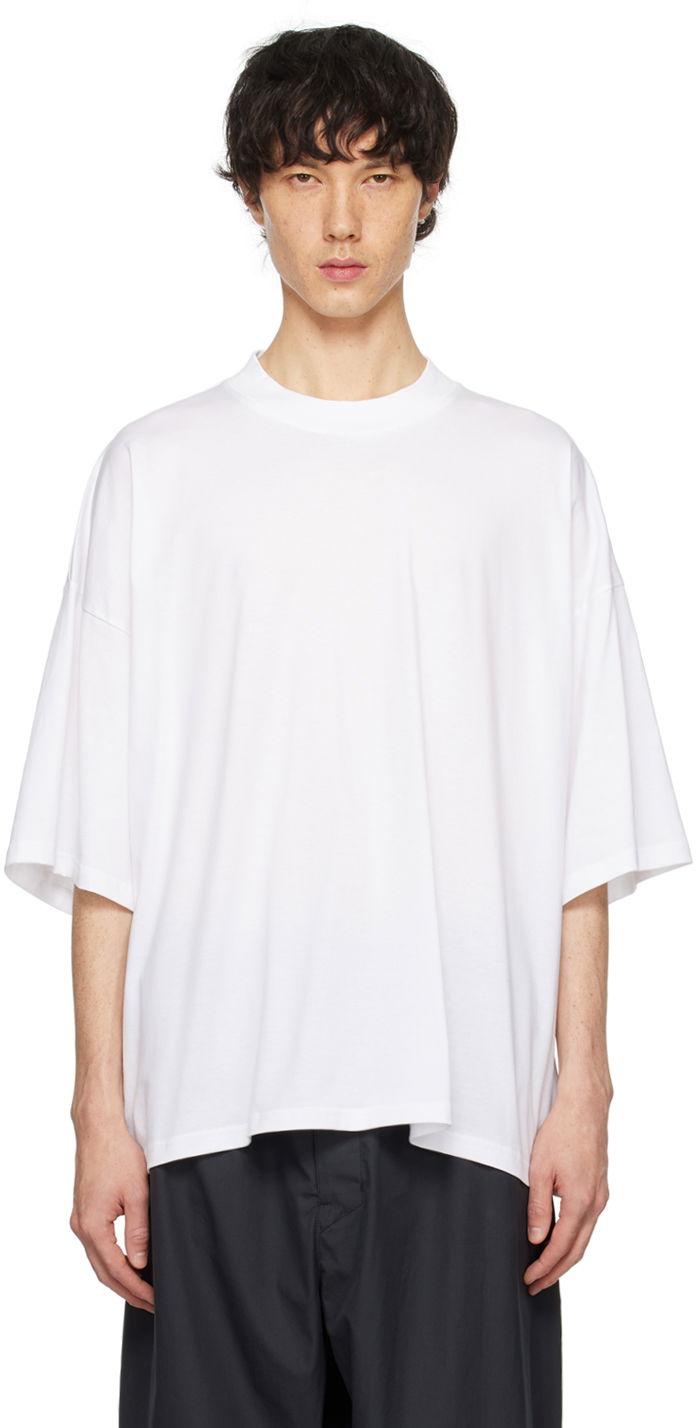 Majica Studio Nicholson Studio Nicholson Piu T-Shirt Bela | PIU SNM-088