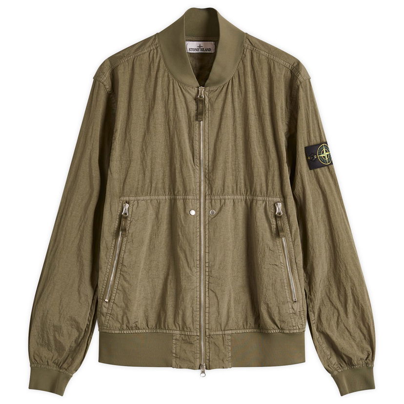 Bomber jakna Stone Island Stone Island Men's Watro-TC ECONYL Bomber Jacket, Size Large Zelena | K1S154100019-V0054
