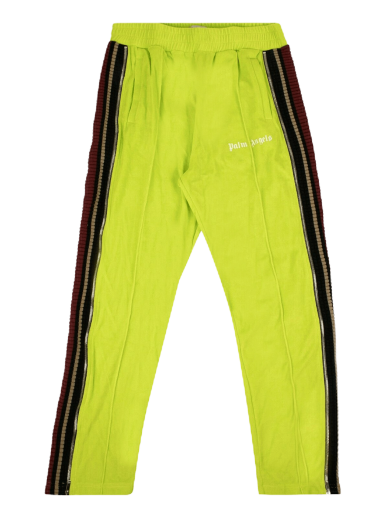Hlače Palm Angels Velour Side Stripe Track Pants Rumena | PMCA007F194690074101