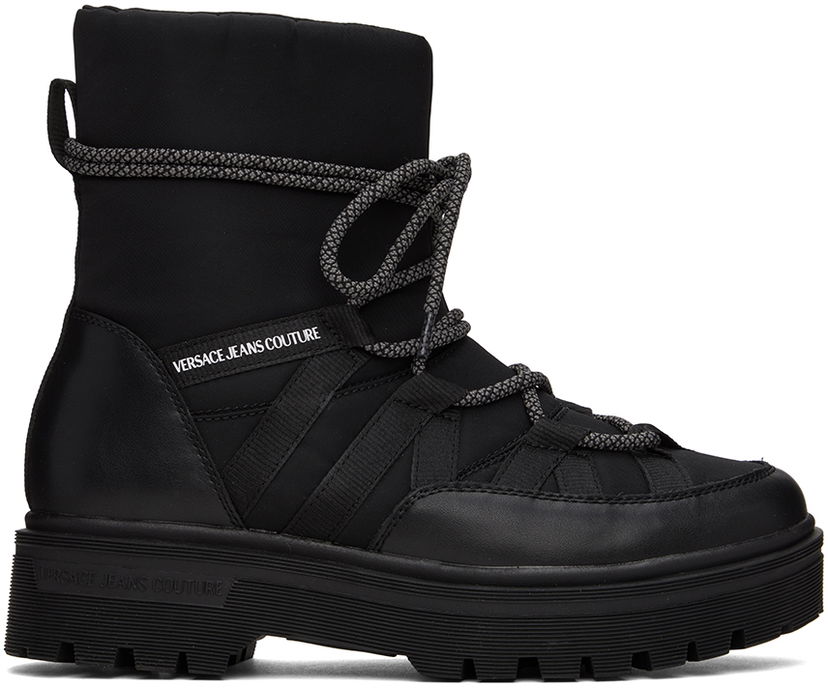 Superge in čevlji Versace Versace Jeans Couture Syrius Boots Črna | E73YA3S40EZS490