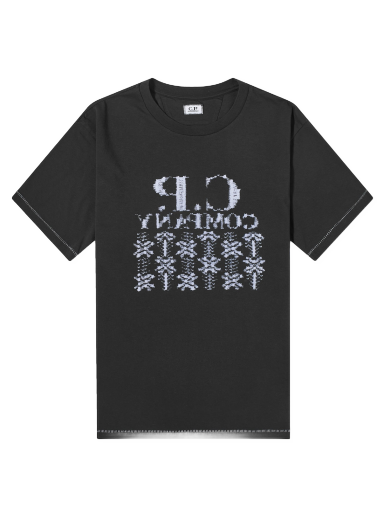 Majica C.P. Company Logo T-Shirt Črna | 15CMTS355A-005431G-999