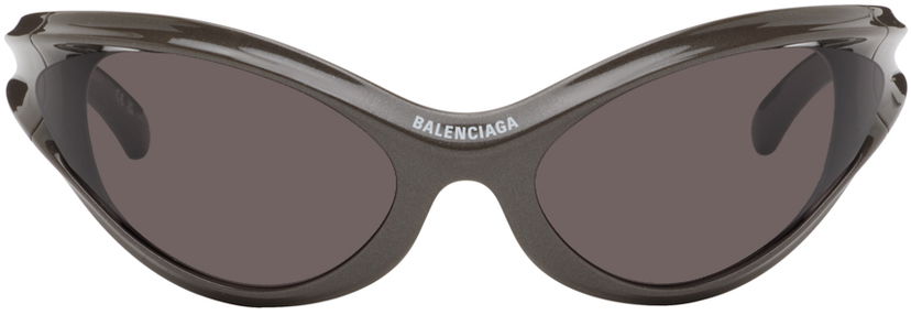 Sončna očala Balenciaga Dynamo Round Sunglasses Siva | BB0317S-003