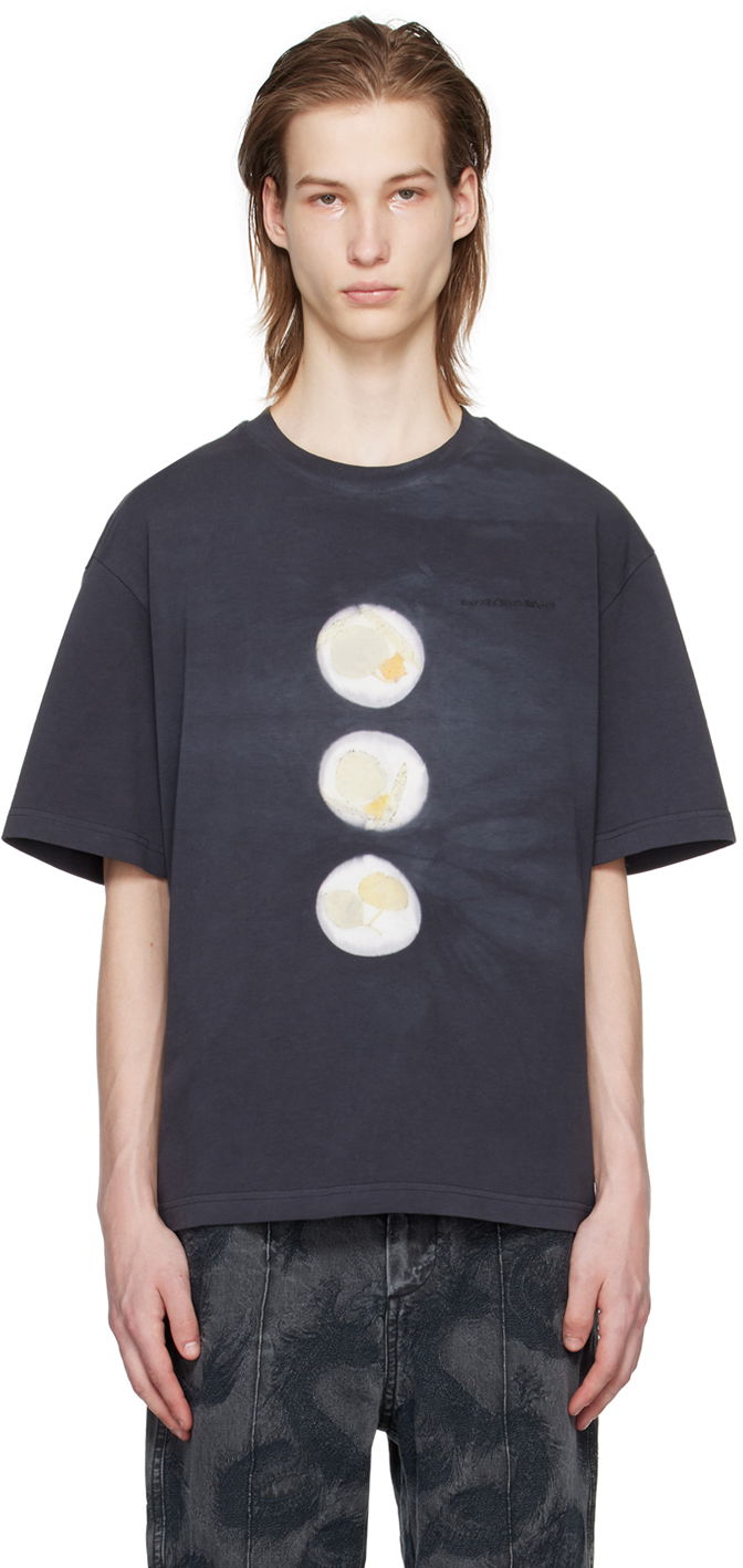 Majica Feng Chen Wang Feng Chen Wang Plant Dye T-Shirt Črna | FMS17TS08
