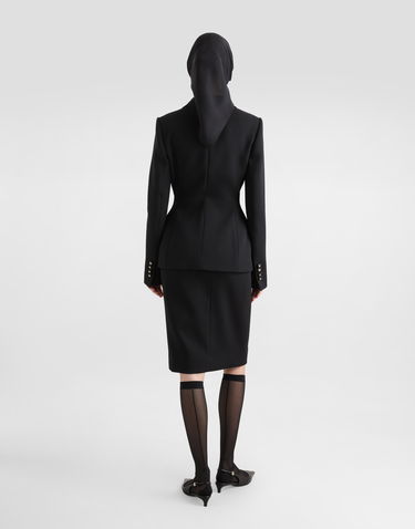 Jakna Dolce & Gabbana Dolce & Gabbana Single-Breasted Dolce Jacket Črna | F27DCTFUBGEN0000, 2