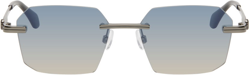 Sončna očala Palm Angels Palm Angels Quartz Sunglasses Modra | PERI10GS25MET0011007