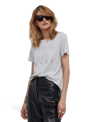 Majica DKNY Printed Tee Siva | E3DHUDNA