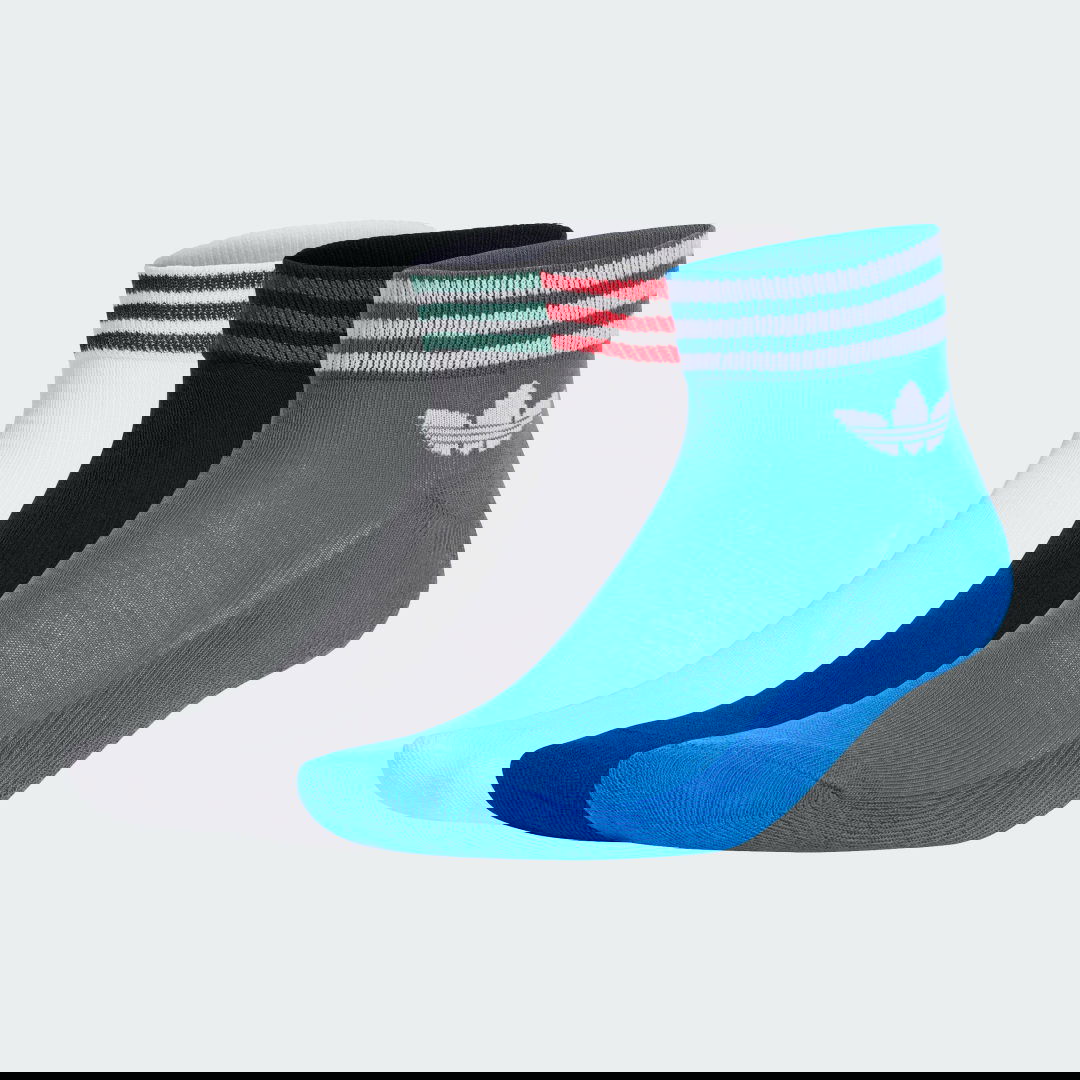Nogavice adidas Performance Trefoil Ankle Socks (3 Pairs) Modra | JI9487, 1