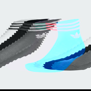 Nogavice adidas Performance Trefoil Ankle Socks (3 Pairs) Modra | JI9487, 1