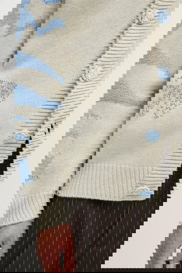 Pleteni pulover KENZO RWS Pachinko Sweater Večbarvna | FF65CA7463CI, 5