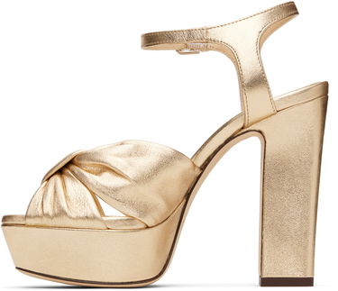 Obleke Jimmy Choo Jimmy Choo Heloise 120 Heeled Sandals Kovinski | HELOISE 120, 2