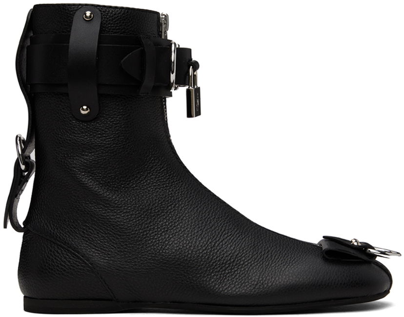 Oblačila JW Anderson JW Anderson Padlock Ankle Boots Črna | ANW41011A