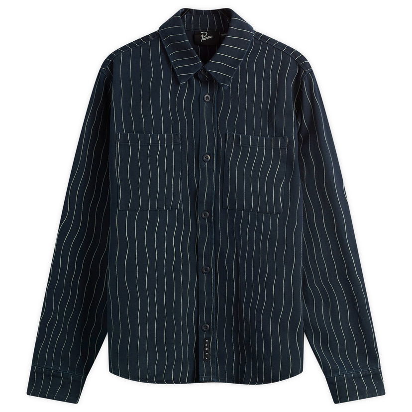 Srajce By Parra Parra Meandering Lines Shirt, Size Large Mornarica | 54236-NBL