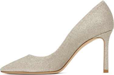 Superge in čevlji Jimmy Choo Jimmy Choo Romy 85 Glitter Heels Kovinski | ROMY 85 DGZ, 2