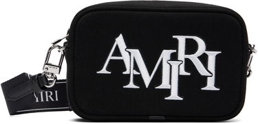 Torba za čez ramo AMIRI AMIRI Staggered Camera Bag Črna | AMBGCM1020, 0