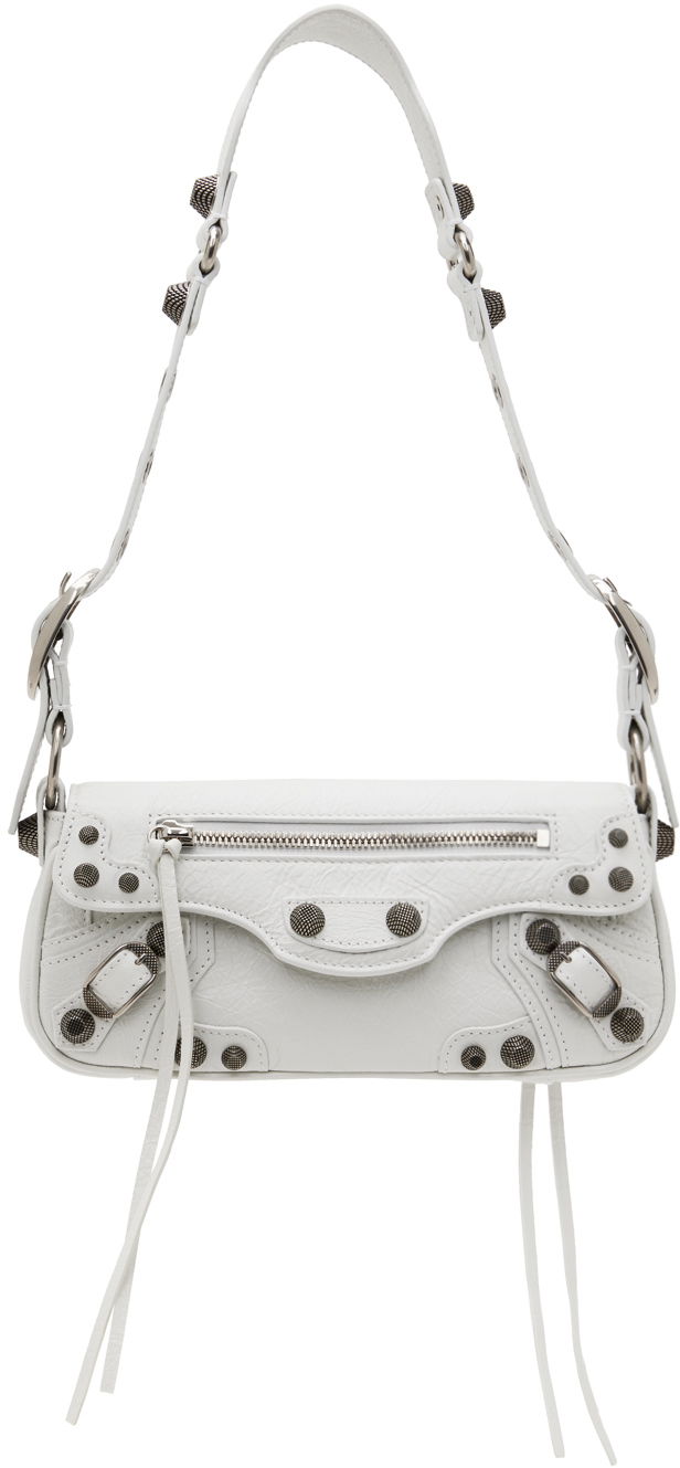 Torba za čez ramo Balenciaga 'Le Cagole XS Sling' Bag Bela | 771670 1VG9Y