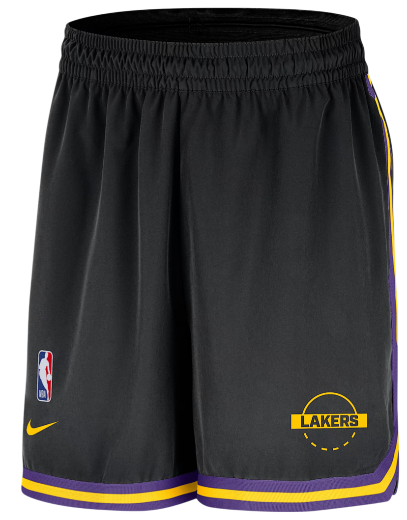Kratke hlače Nike Los Angeles Lakers DNA Woven Shorts Črna | hm7380-010