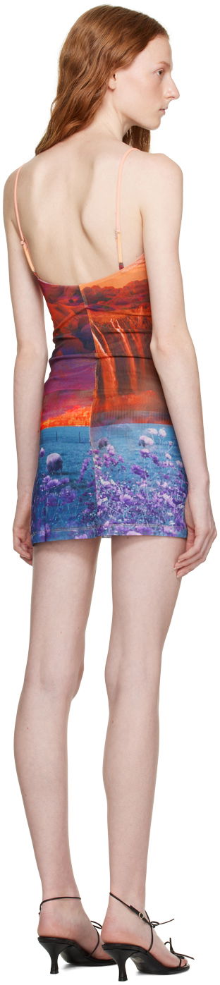 Obleke Miaou Miaou Anya Print Mini Dress Večbarvna | 5026PM1OAS, 2