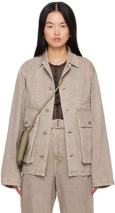 Jakna LEMAIRE Lemaire Boxy Denim Jacket Bež | OW306 LD1017, 0