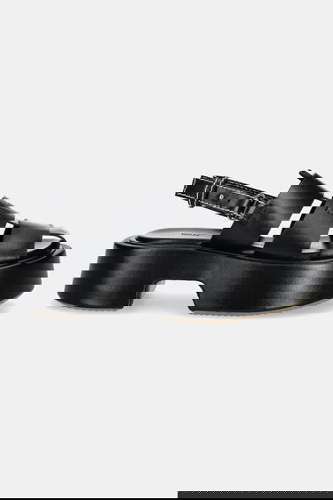 Superge in čevlji JW Anderson JW Anderson Stripe Platform Sandals Črna | SN0099-LA0323, 4