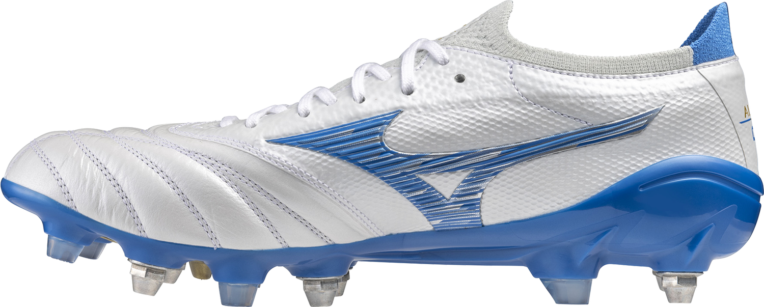 Superge in čevlji Mizuno Morelia Neo IV Beta Made in Japan Mixed SG Bela | p1gc2340-25, 1