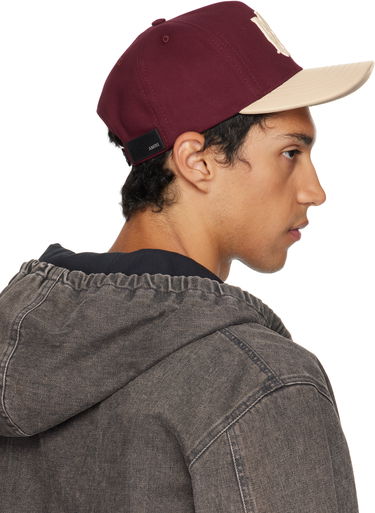 Kapa AMIRI AMIRI Two Tone Canvas Cap Bordo | AMHACP1068, 2