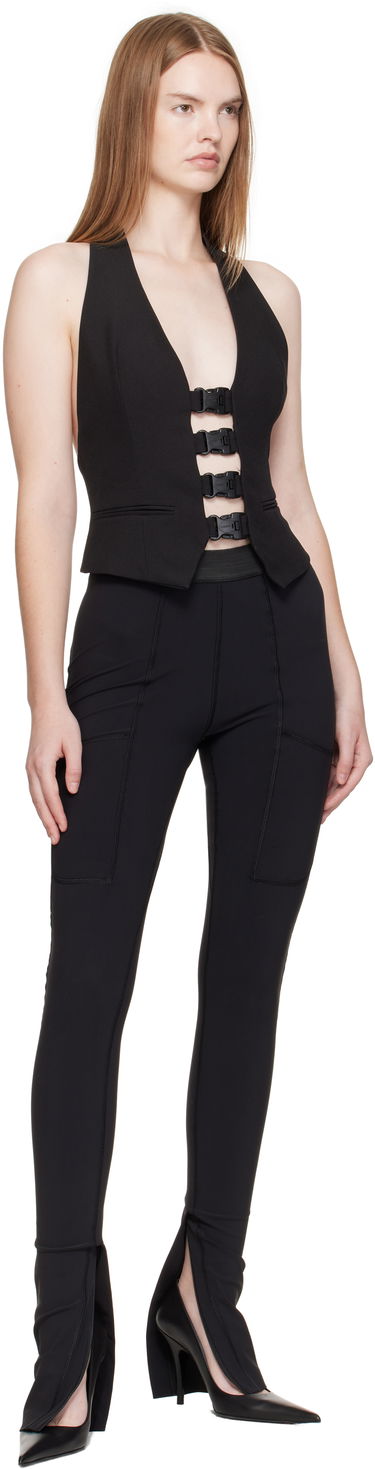 Majica brez rokavov Coperni Coperni Multi Buckle Halter Top Črna | COPT35F3004, 3
