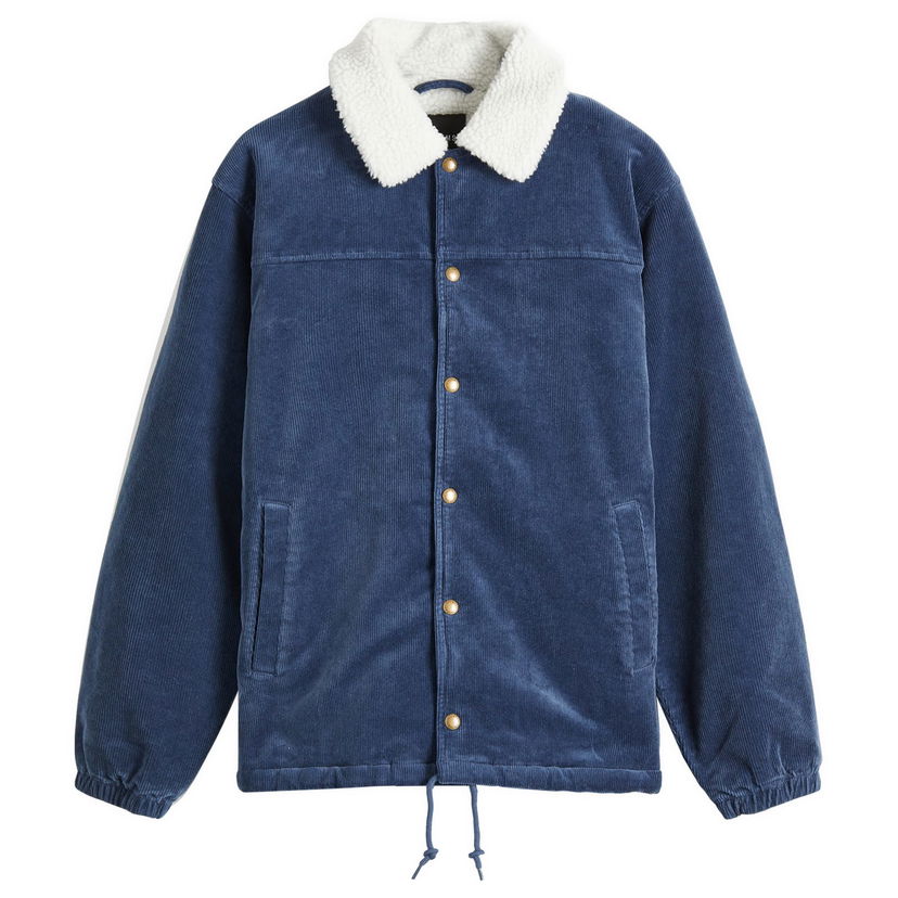 Jakna BEAMS Corduroy Boa Jacket, Size Large Modra | 1118-1836-791-75