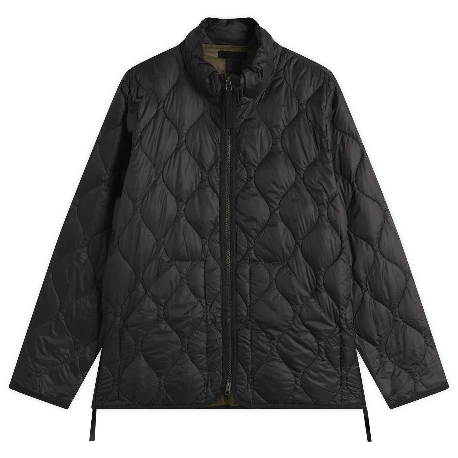 Puhovka TAION Military Hi-Neck Zip Softshell Down Jacket Size Small Črna | TAION-102ALSZML-1-BLK, 0