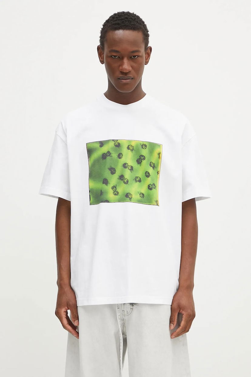 Majica 032C 032C 'Ketuta' Print T-Shirt Bela | S25.URC.0114.100