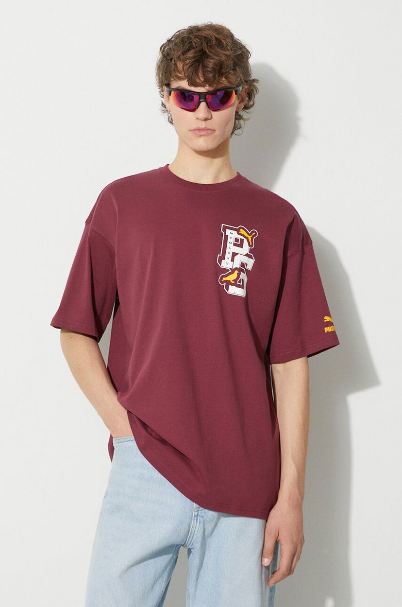 Majica Puma T-Shirt With Print Rdeča | 622201