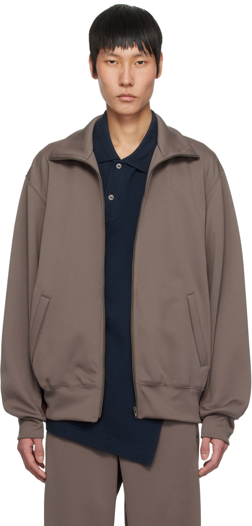 Jakna Comme des Garçons CDG Homme Deux Striped Track Jacket Rjava | DO-T022-051
