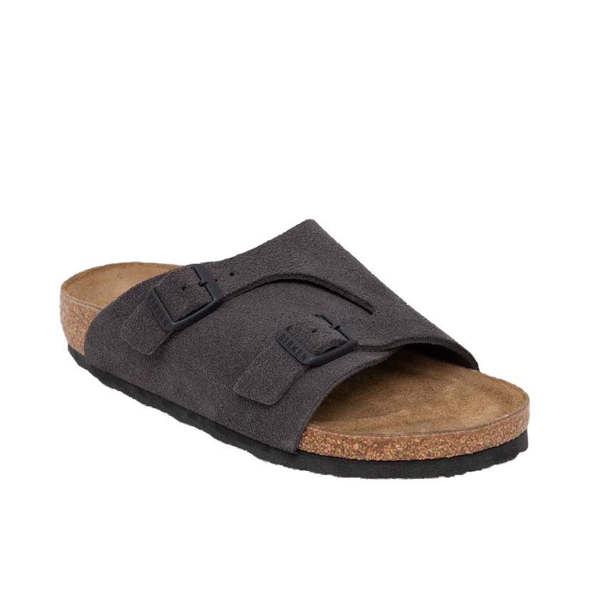 Superge in čevlji Birkenstock Zürich Suede Sandals Siva | 1028547