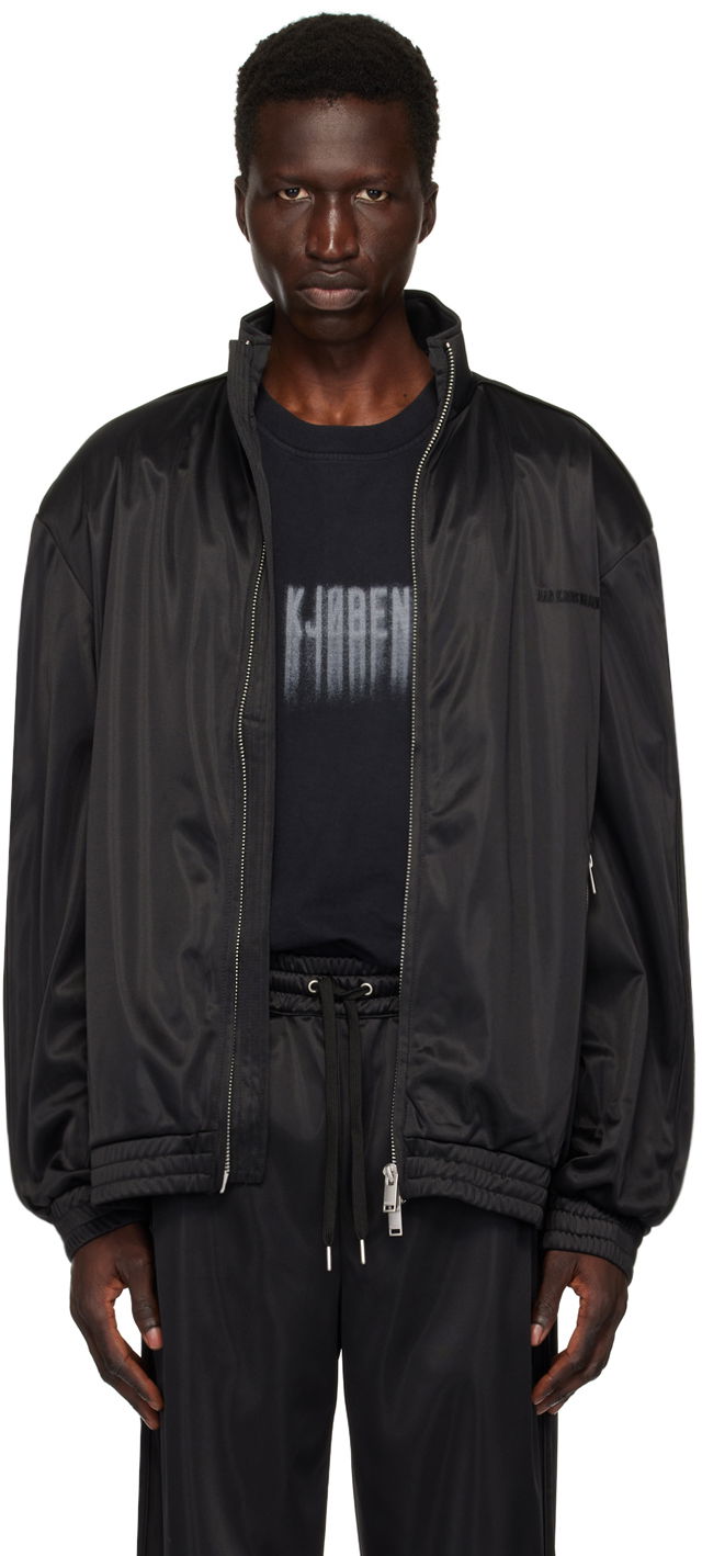 Bomber jakna Han Kjøbenhavn Han Kjobenhavn Oversized Track Jacket Črna | M-133952