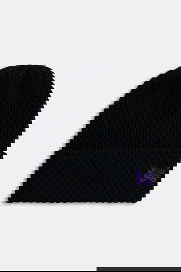 Beanie Needles Needles Watch Cap Ribbed Knit Beanie Črna | RW056, 0
