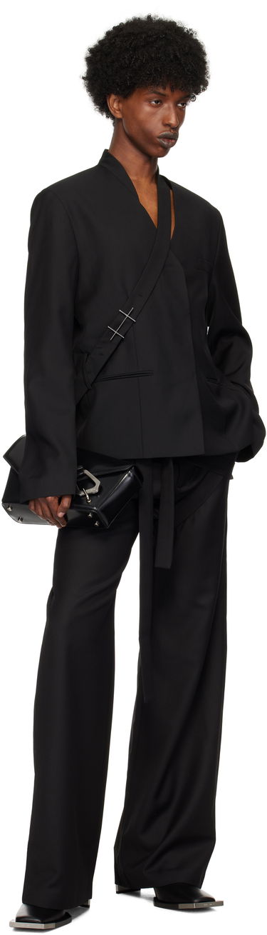 Telovnik HELIOT EMIL Wrap Closure Blazer Črna | AW24_M_04_045_BLK01, 3