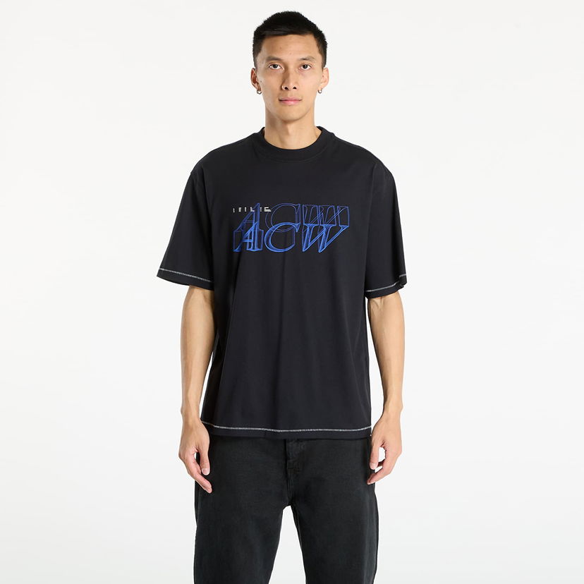 Majica A-COLD-WALL* A-COLD-WALL* Serif T-Shirt Črna | ACWMTS233 Black