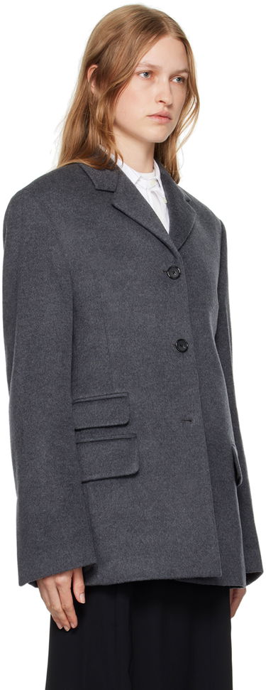 Jakna TOTEME Straight Wool Blazer Siva | 244-WRZ0045-FB0283, 3