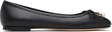 Superge in čevlji Jimmy Choo Jimmy Choo Elme Pearl Ballerina Flats Črna | ELME FLAT, 0