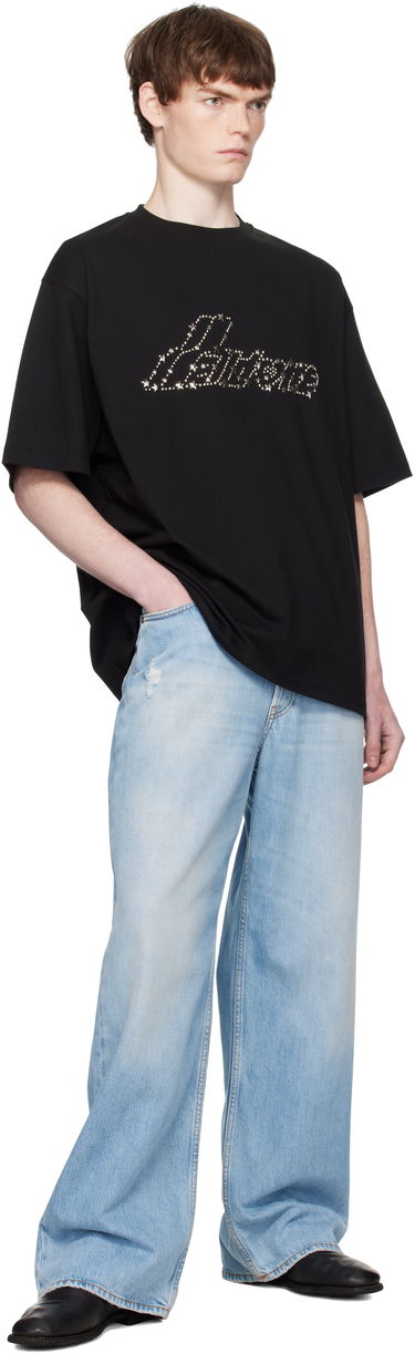 Majica We11done WE11DONE Pearly Logo T-Shirt Črna | WD-TT2-25-735-U-BK, 3