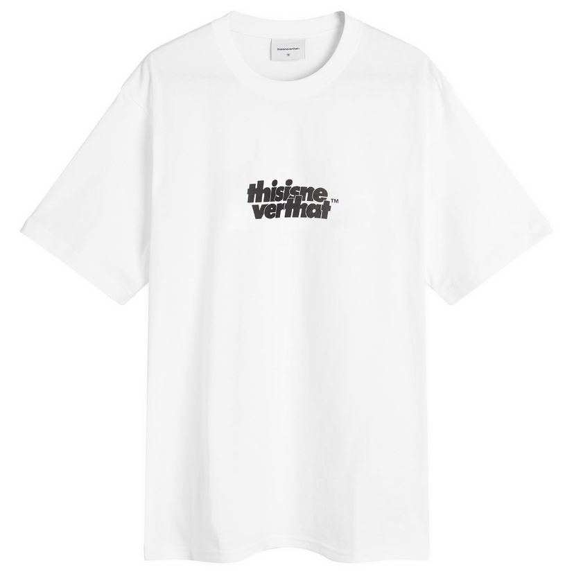 Majica thisisneverthat thisisneverthat Ol-Logo T-Shirt, Size Large Bela | TN250TTSST05-WHT
