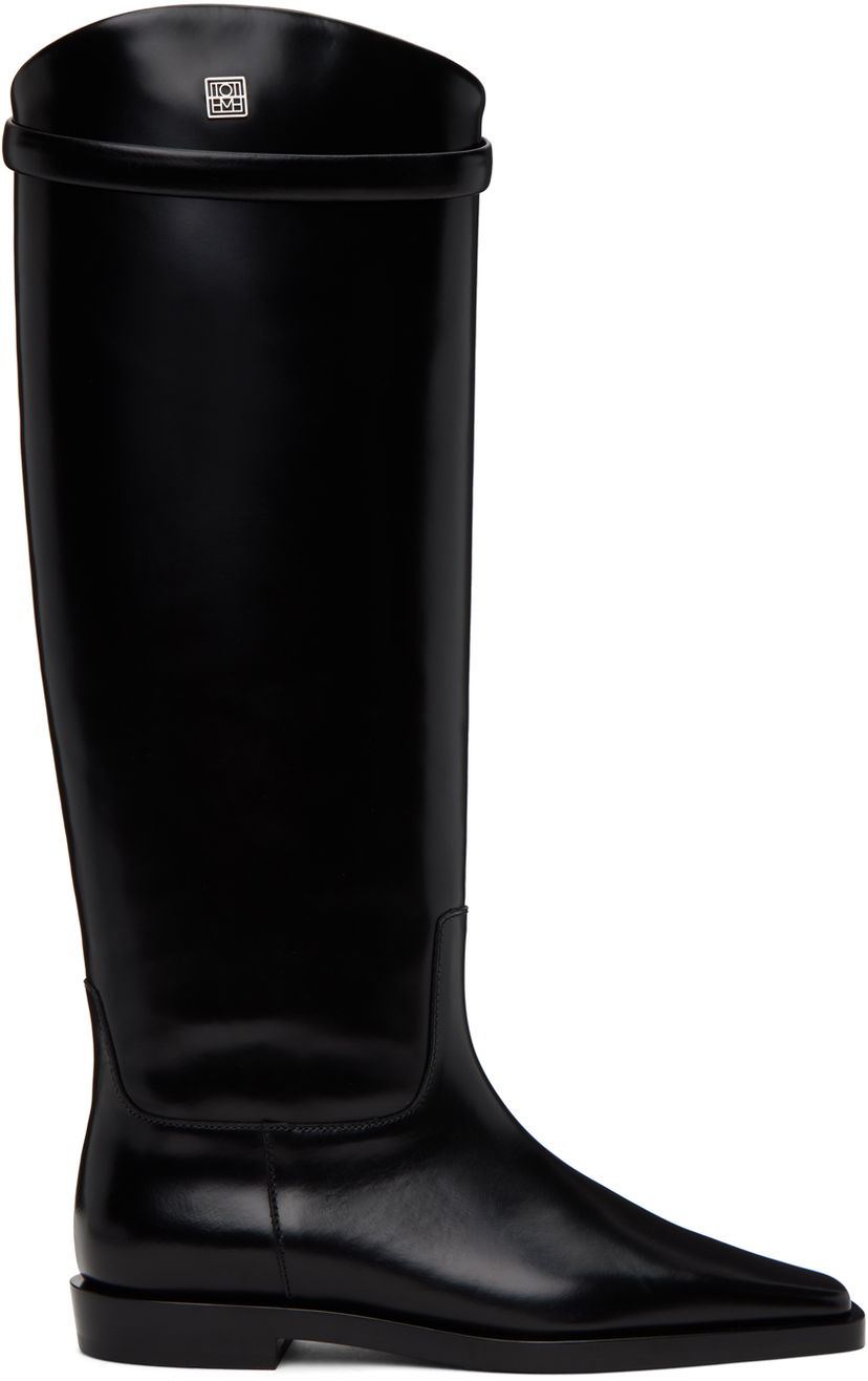 Oblačila TOTEME TOTEME 'The Riding' Knee-High Boots Črna | 211-901-825