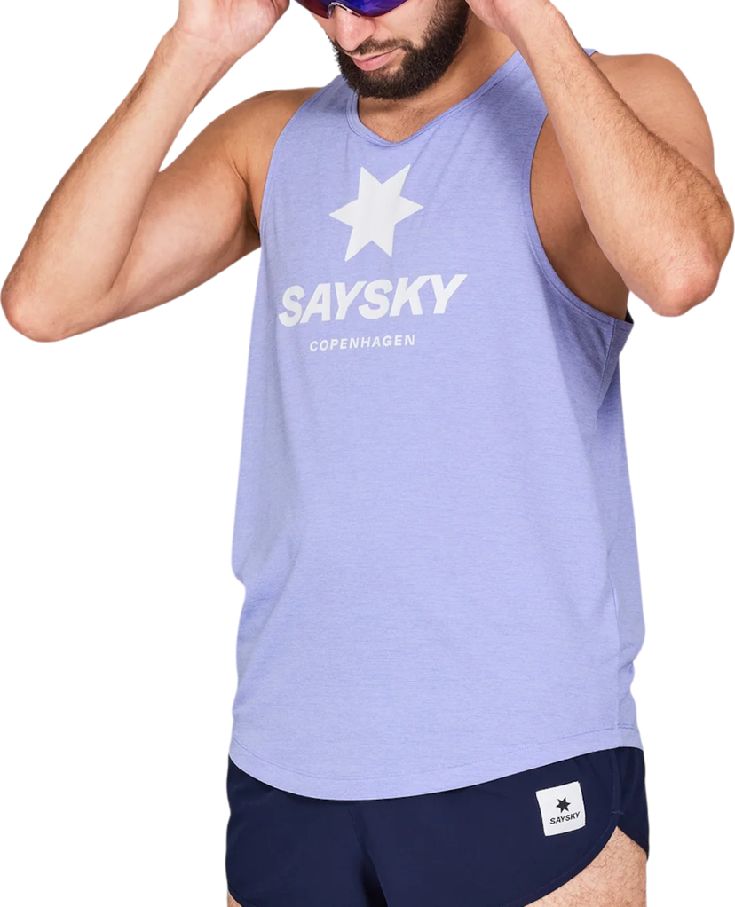 Majica brez rokavov Saysky Saysky Logo Combat Pro Singlet Modra | nmrsi30c7008