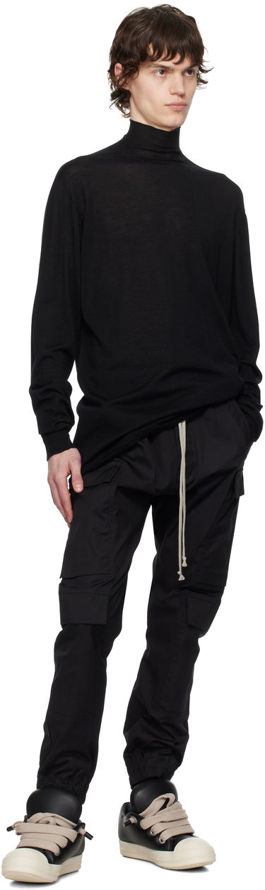 Superge in čevlji Rick Owens Rick Owens Hollywood Jumbolace Low Črna | RU01E5893 LLPPW2, 4