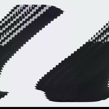 Nogavice adidas Performance Quarter 3 Back Stripes Socks - 3 Pairs Črna | JV7426, 0