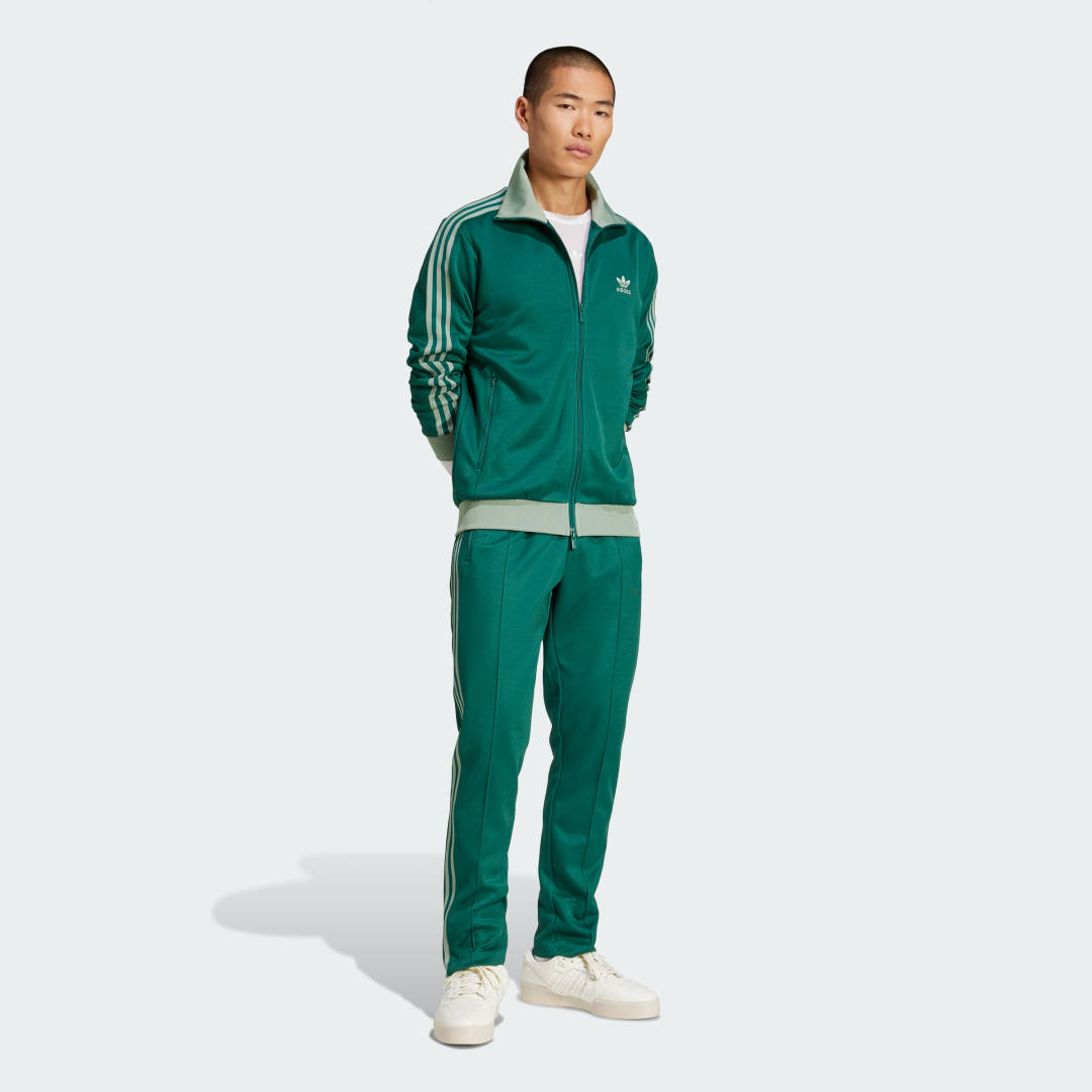 Hlače adidas Performance Classics Beckenbauer Track Pants Zelena | JP2523, 1